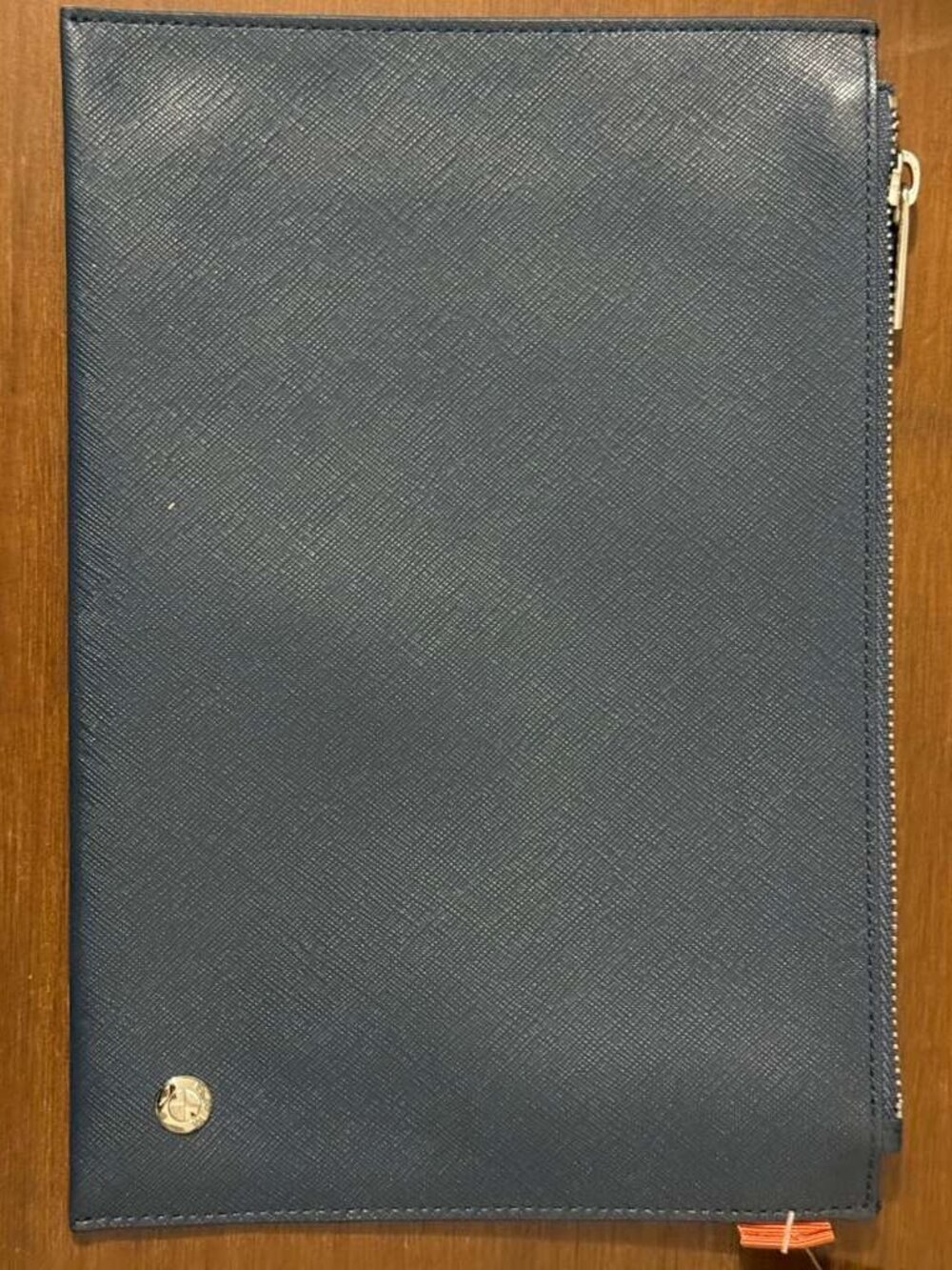 Authentic BMW Saffiano Leather Document Portfolio - Navy Blue Tablet Sleeve - Ne